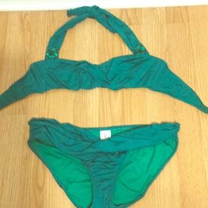 Badgely Mischka swim bikini size 10